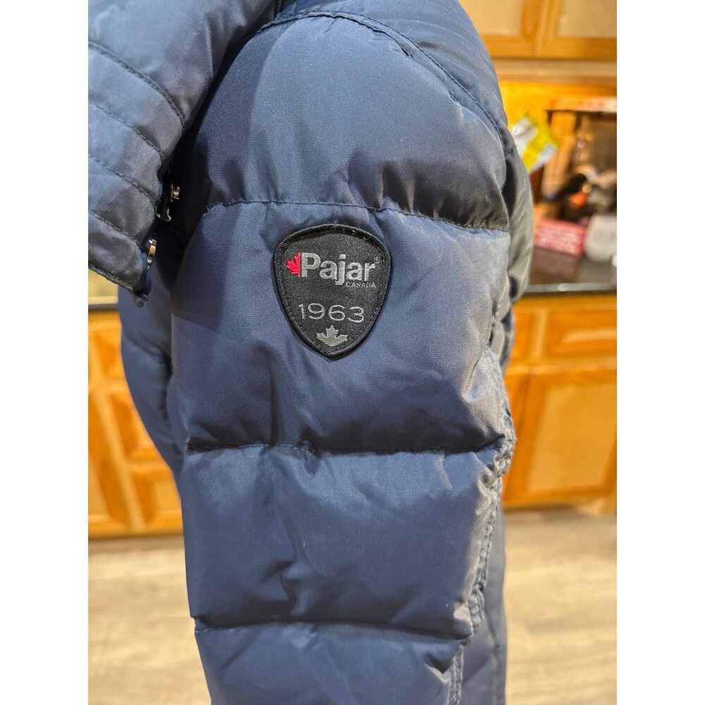 Pajar Panther Navy Blue Insulated Long Coat/Jacket Parka Size XS - Picture 6 of 13